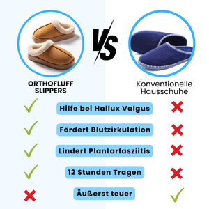 OrthoFluff Slippers - das Original für Komfort