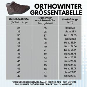 OrthoWinter - ergonomischer und schmerzlindernder WinterSlipper für Herbst und Winter