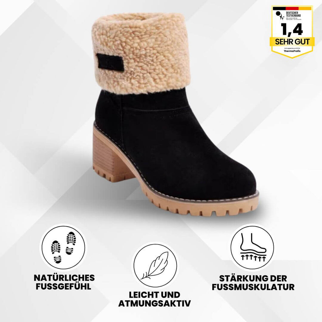 DIANA - ergonomische Komfort-Winterstiefel mit dickem Absatz für Damen