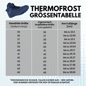 Thermofrost - ergonomischer, wasserdichter & isolierter Barfußschuh