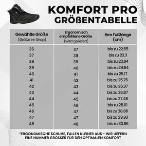 KOMFORT Pro - ergonomische, orthopädische Barfußschuhe mit ergonomischen Einlegesohle